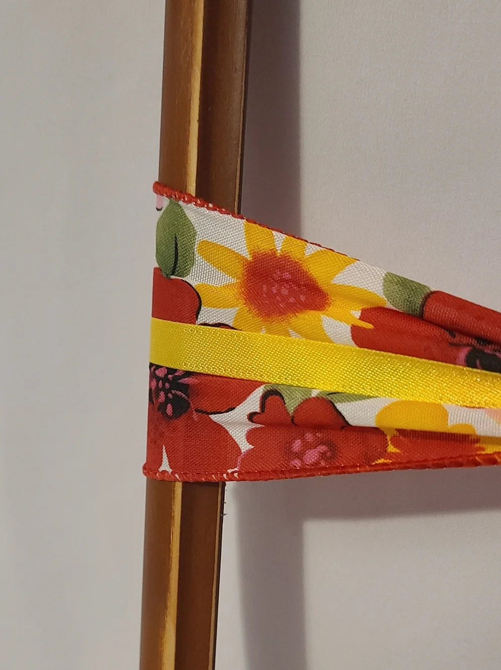 Frame Cross Art Floral Garden Theme Handmade